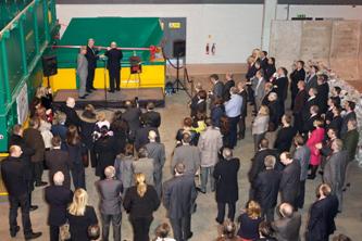 Ideal paper crowd at opening March 2011